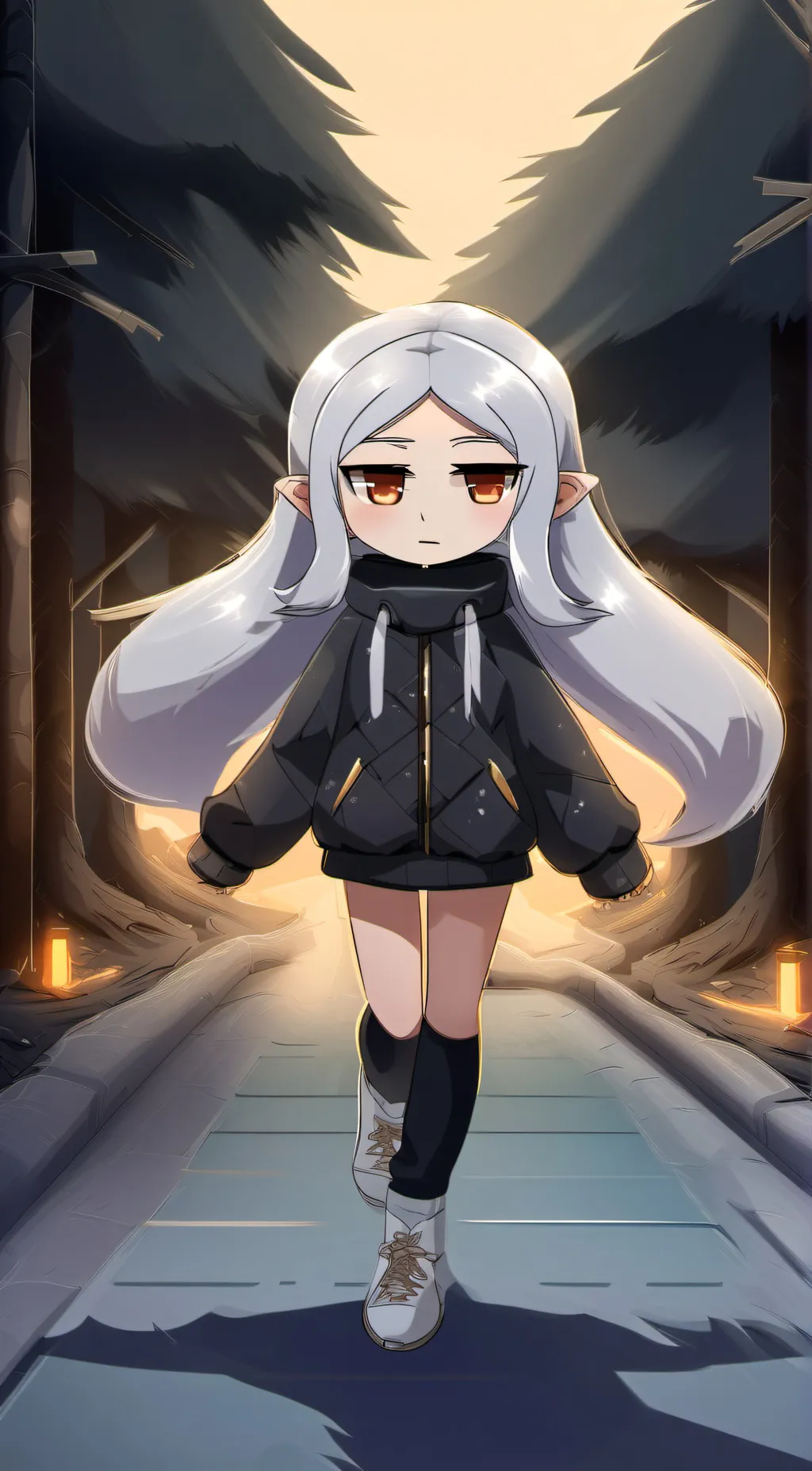 ai character: Crystal background