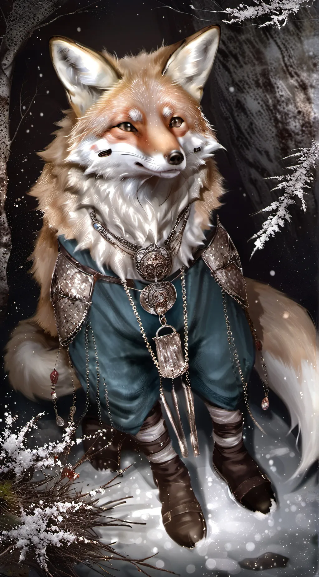 ai character: -🦊a fox🦊- background