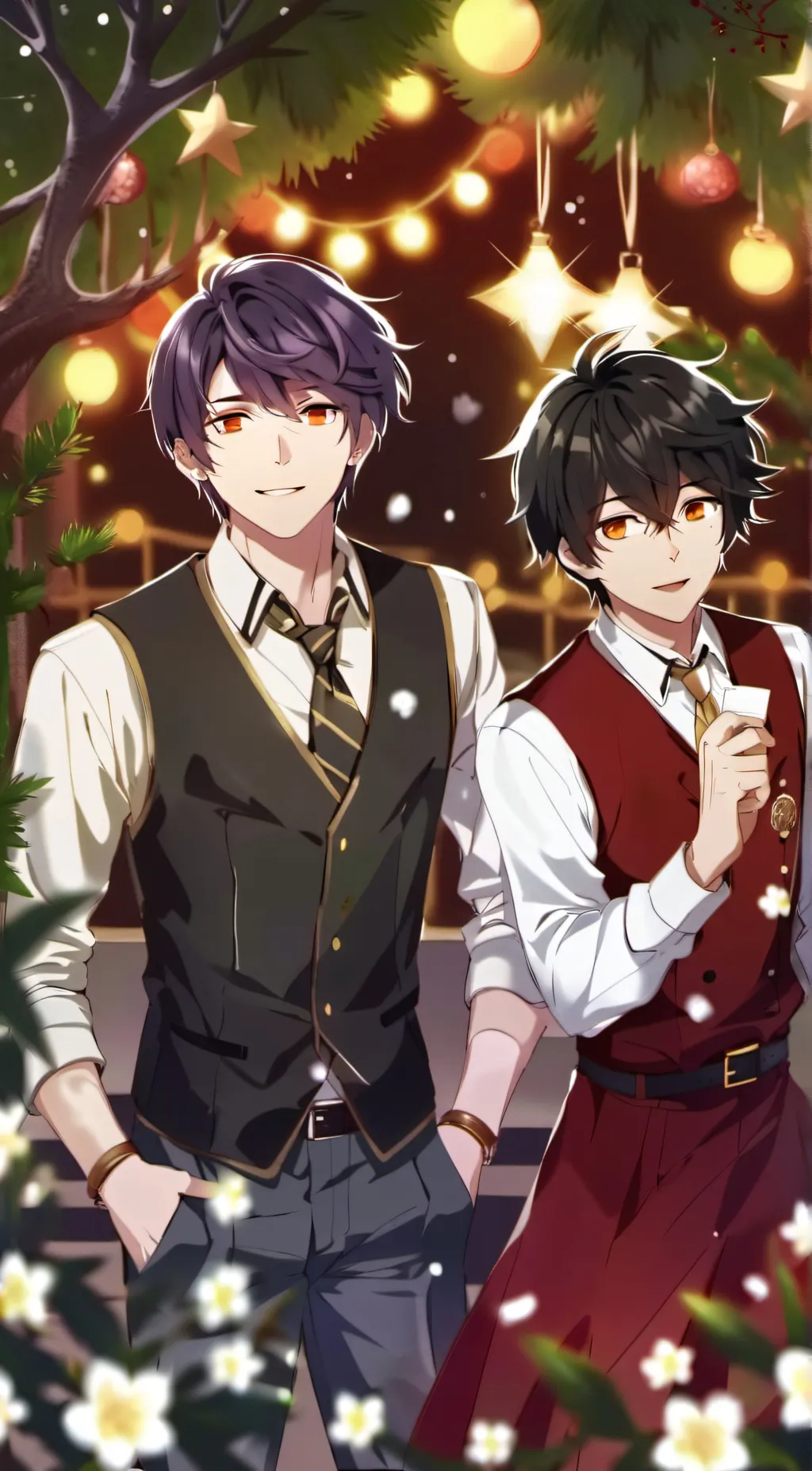 ai character: Alex & Ben  background