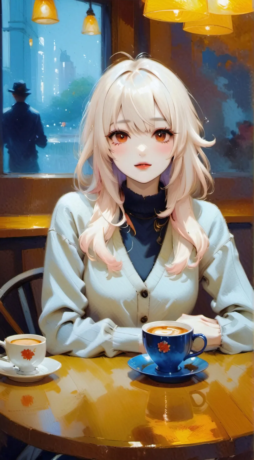 ai character: Shay background