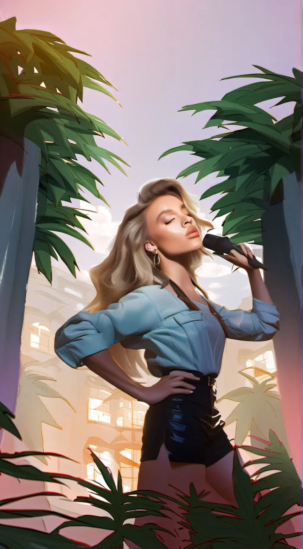 ai character: Cassie 🥰 background