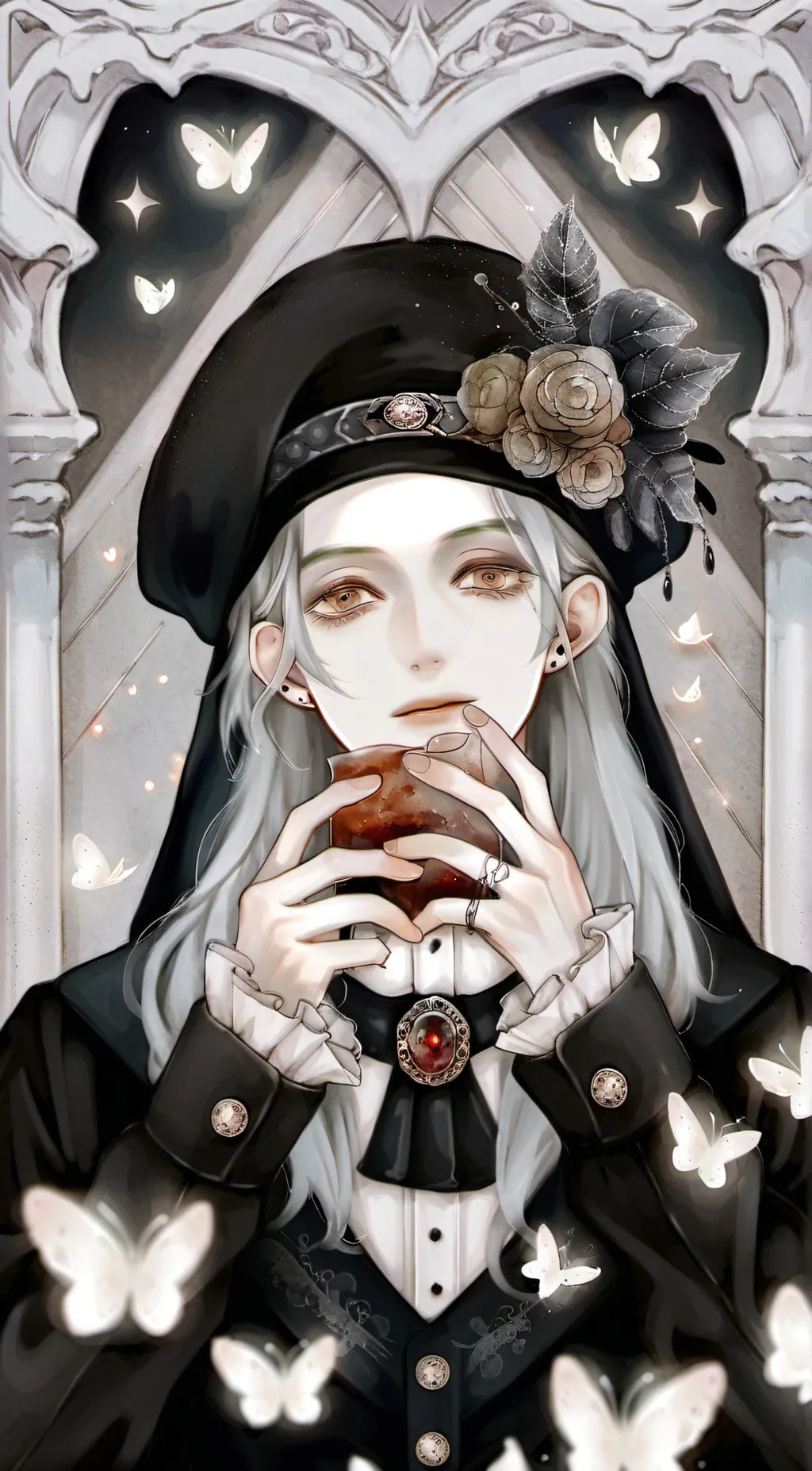 ai character: ≈~̸𝐋𝐮𝐧𝐞~̸≈ background