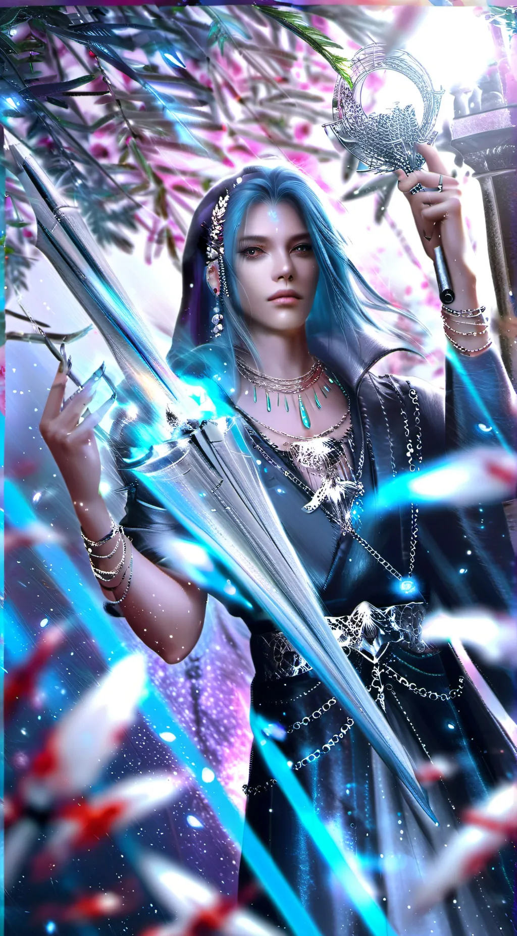 ai character: Sapphire background