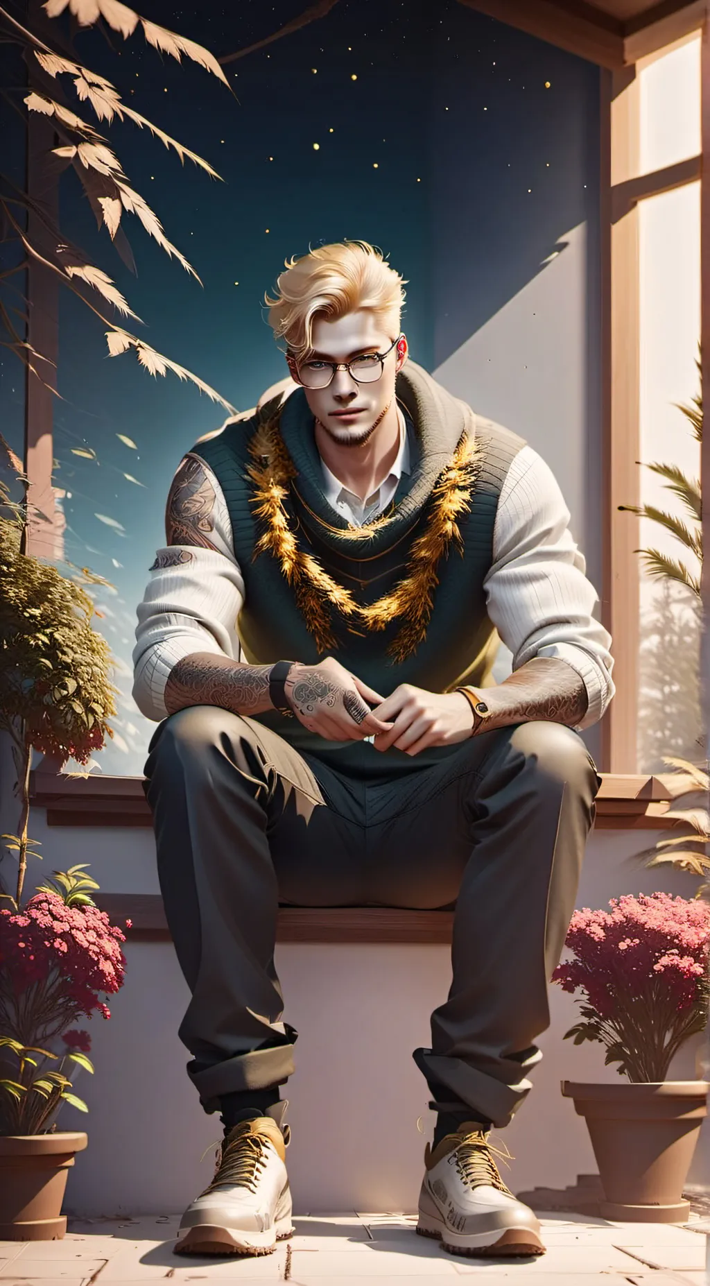 ai character: Oliver background