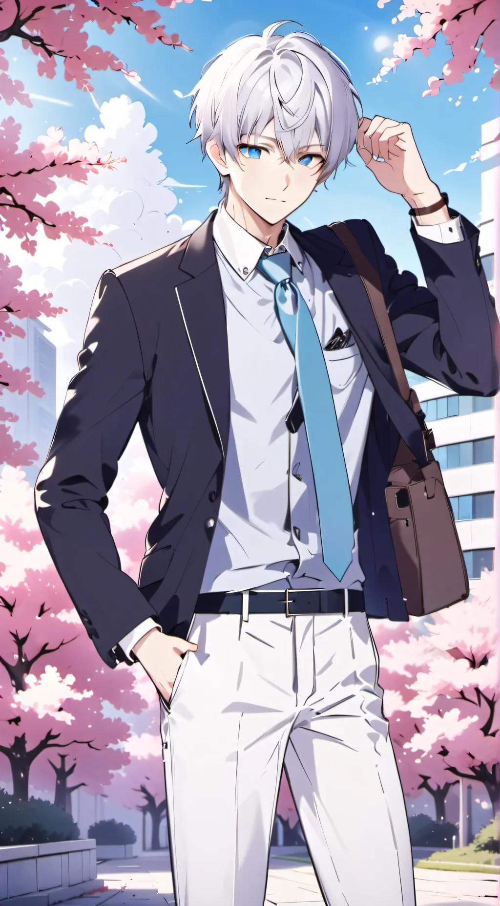 ai character: +Hiro+ background