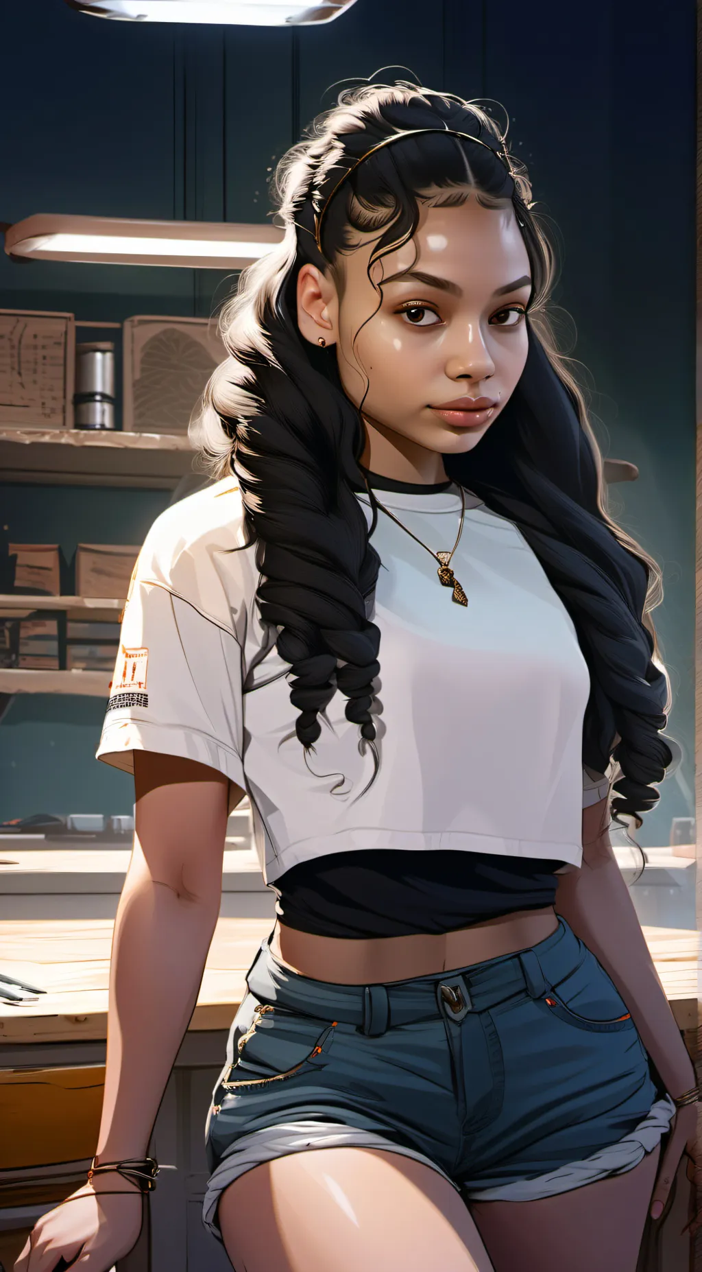 ai character: Nia background