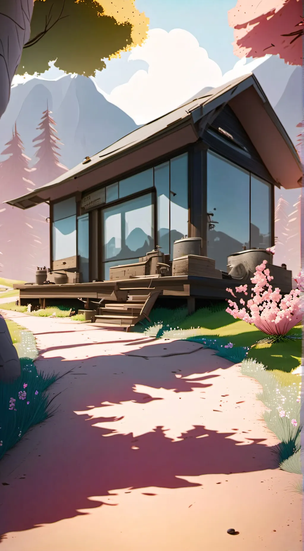 ai character: Ein x aphmau  background