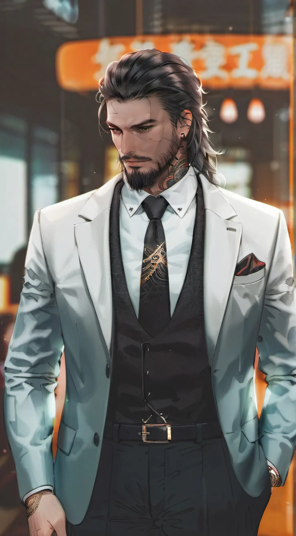 ai character: Jonathan  background