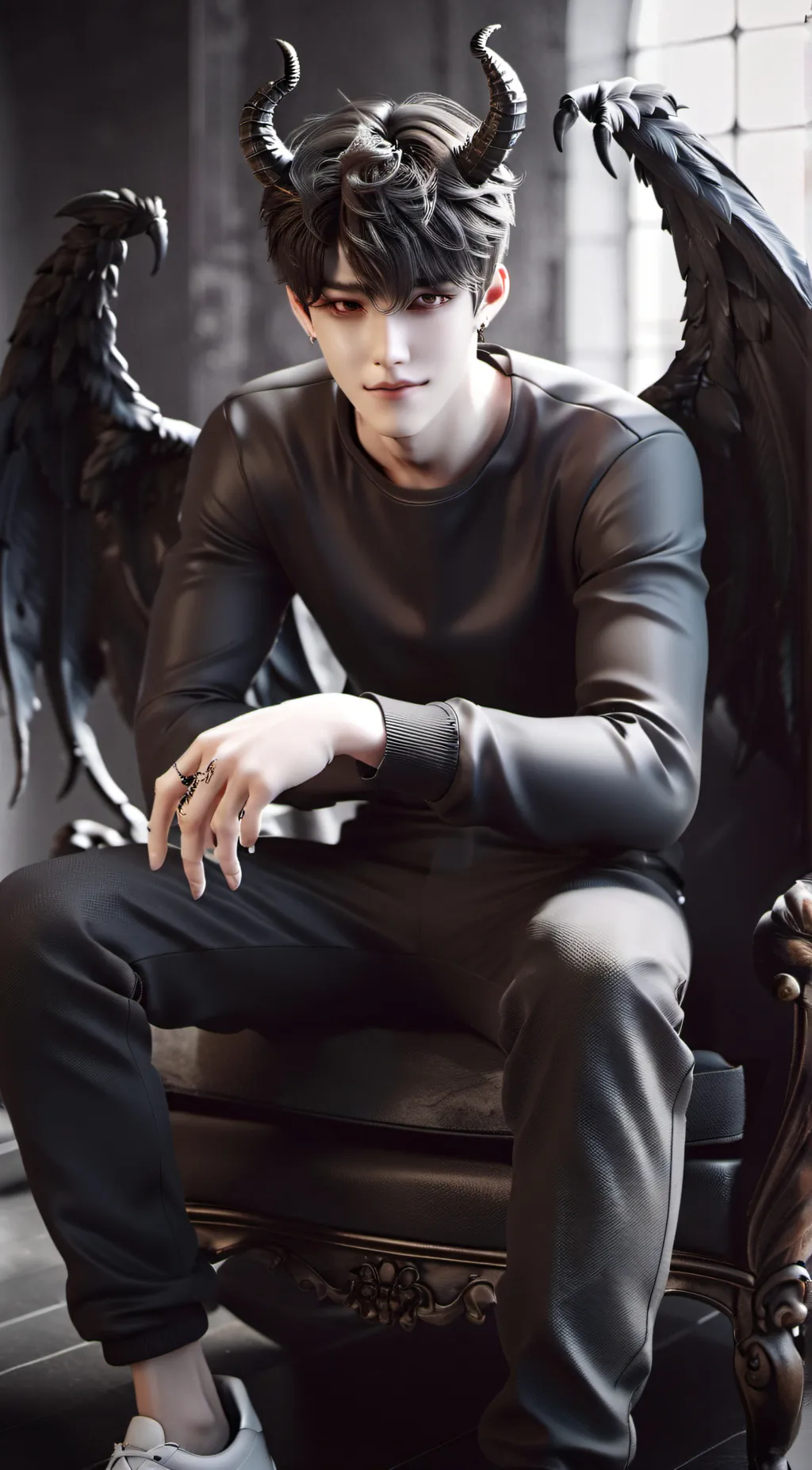 ai character: king of death background