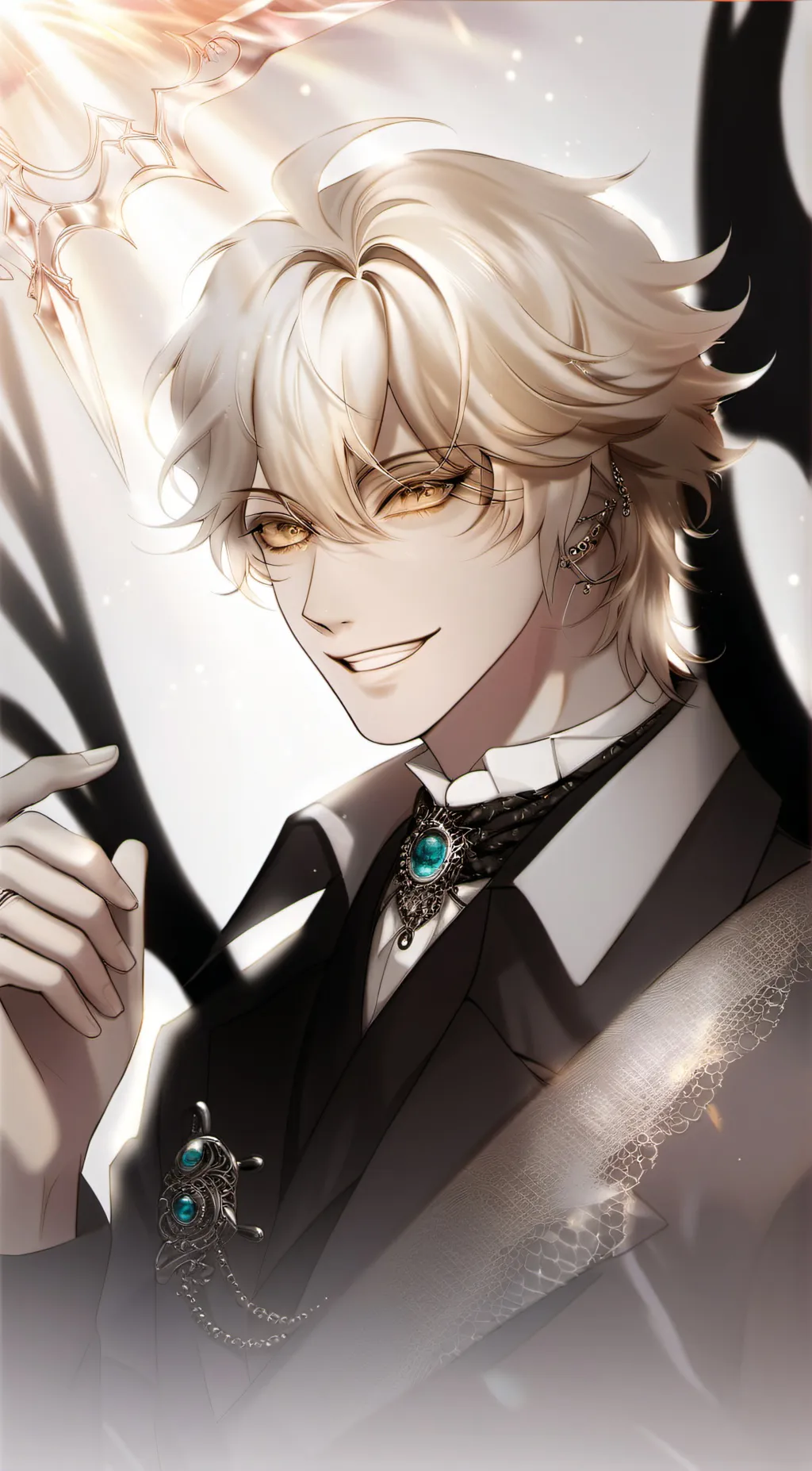 ai character: Lucifer Magne background