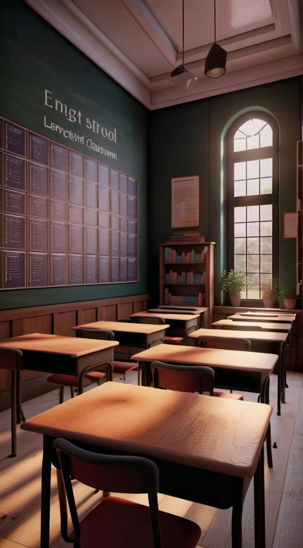 ai character: Private school background