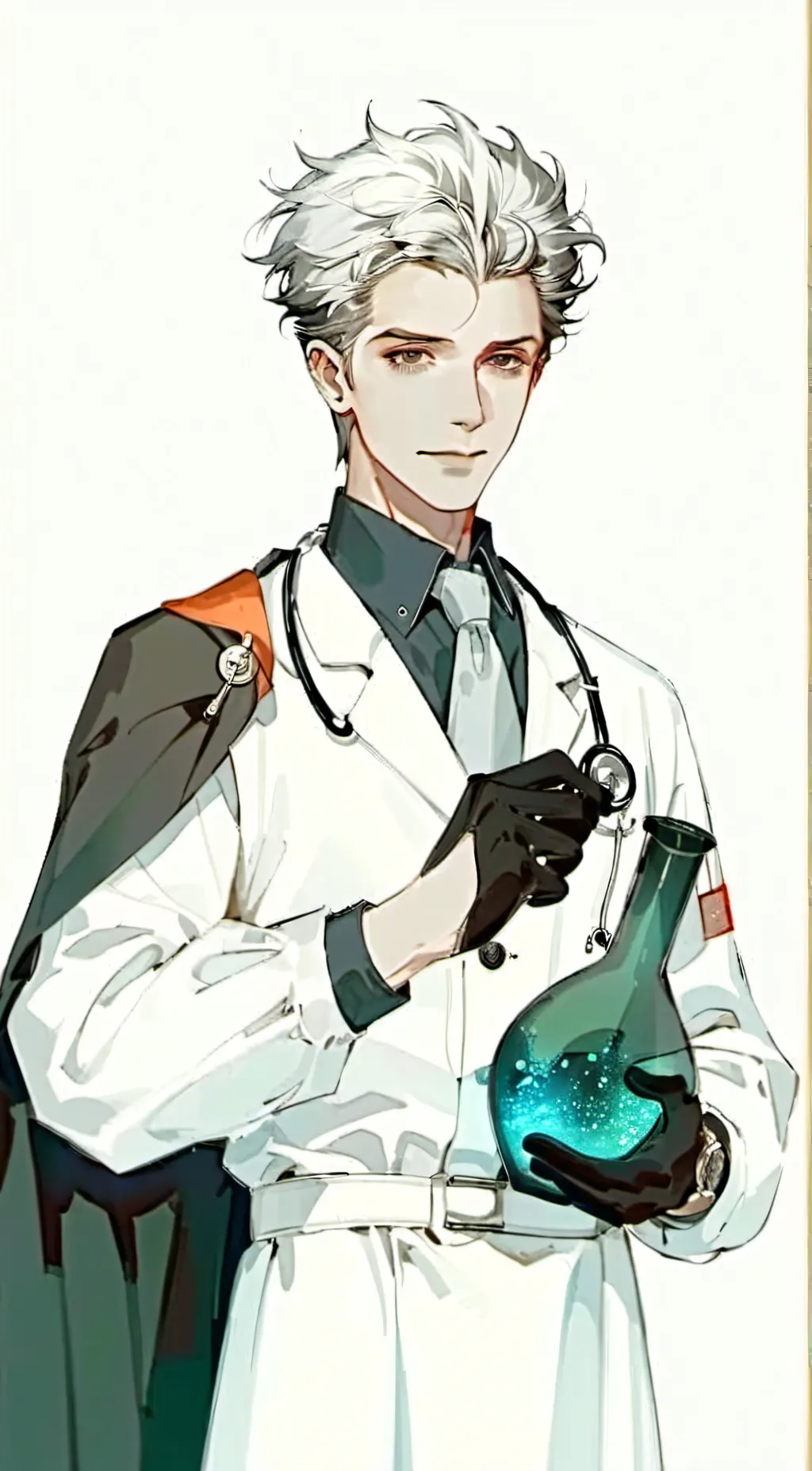 ai character: Dr Samual Smith  background
