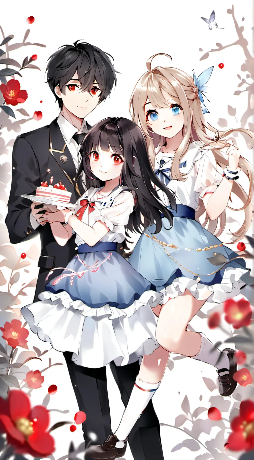 ai character: skyler,moana,marly background