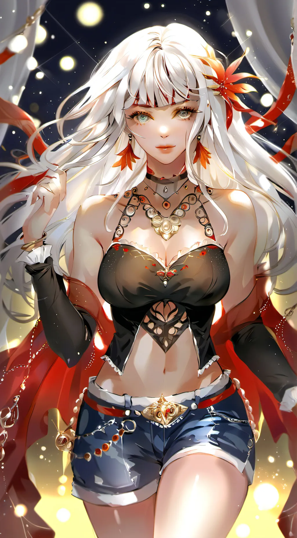 ai character: Cherry background