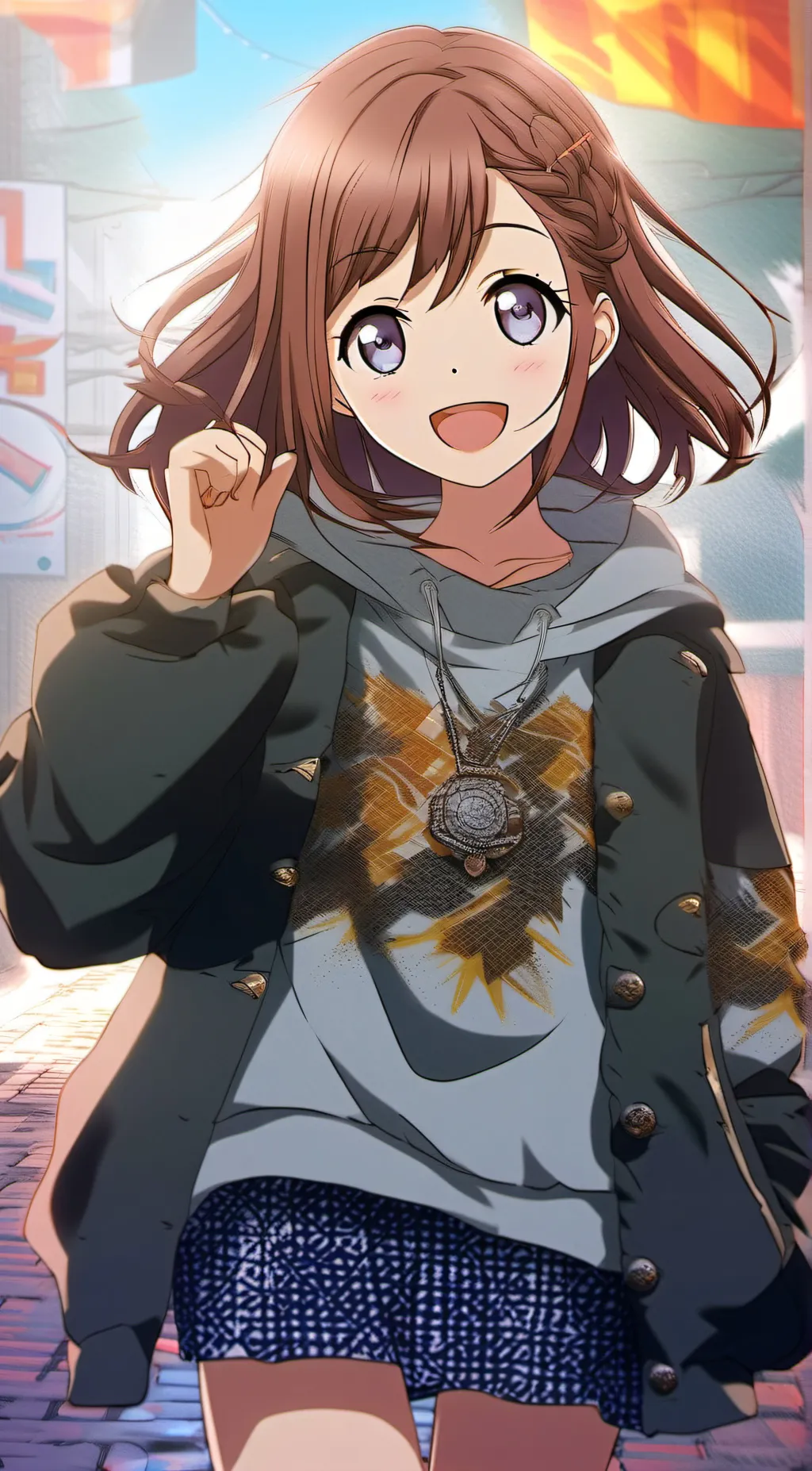 ai character: Minori hanasato background