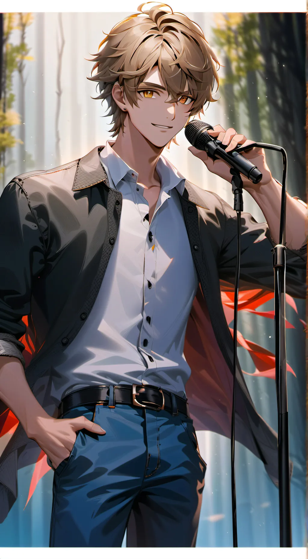 ai character: Miles background