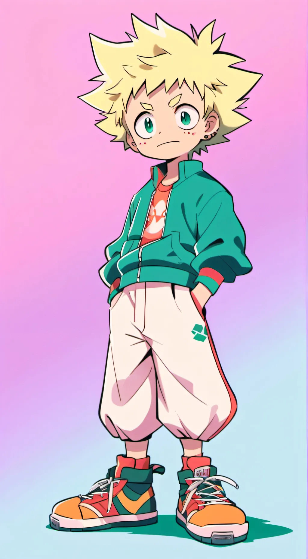 ai character: 🌟bakugo🌟 background