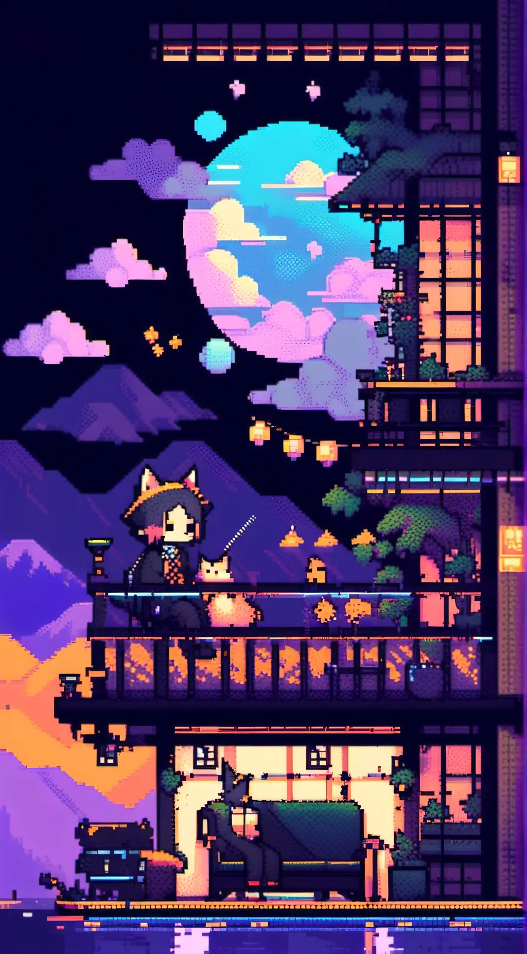 ai character: sus catnap  background