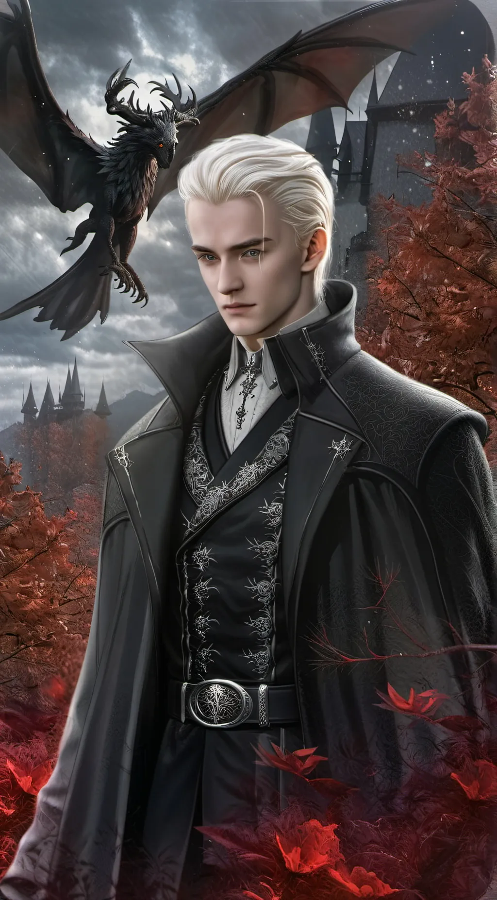 ai character: Draco Malfoy  background
