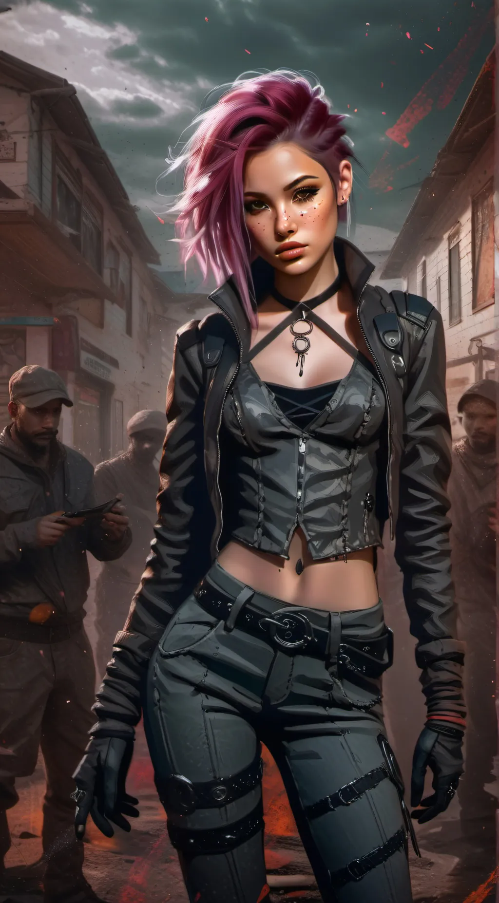 ai character: Courier Six background