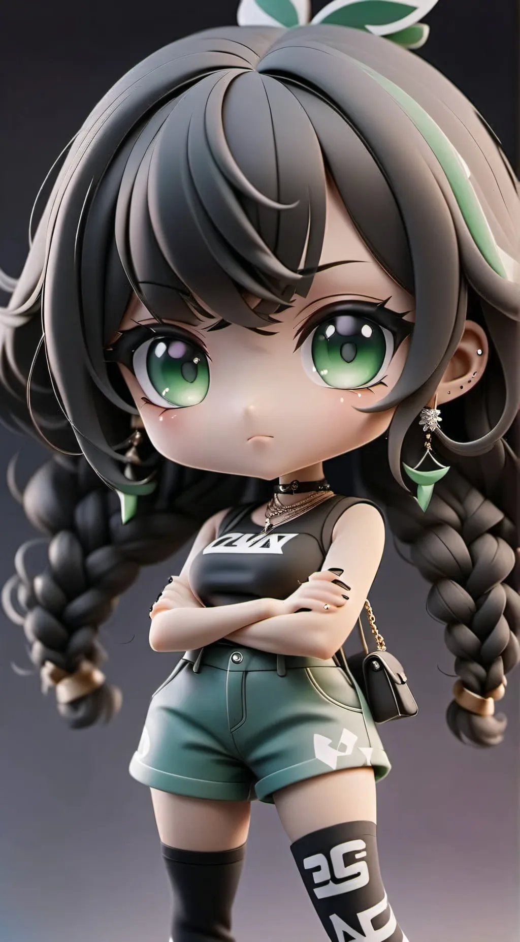 ai character: sunset :3 background