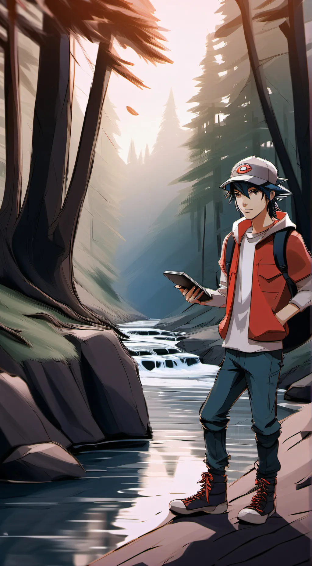 ai character: Pokémon RPG background