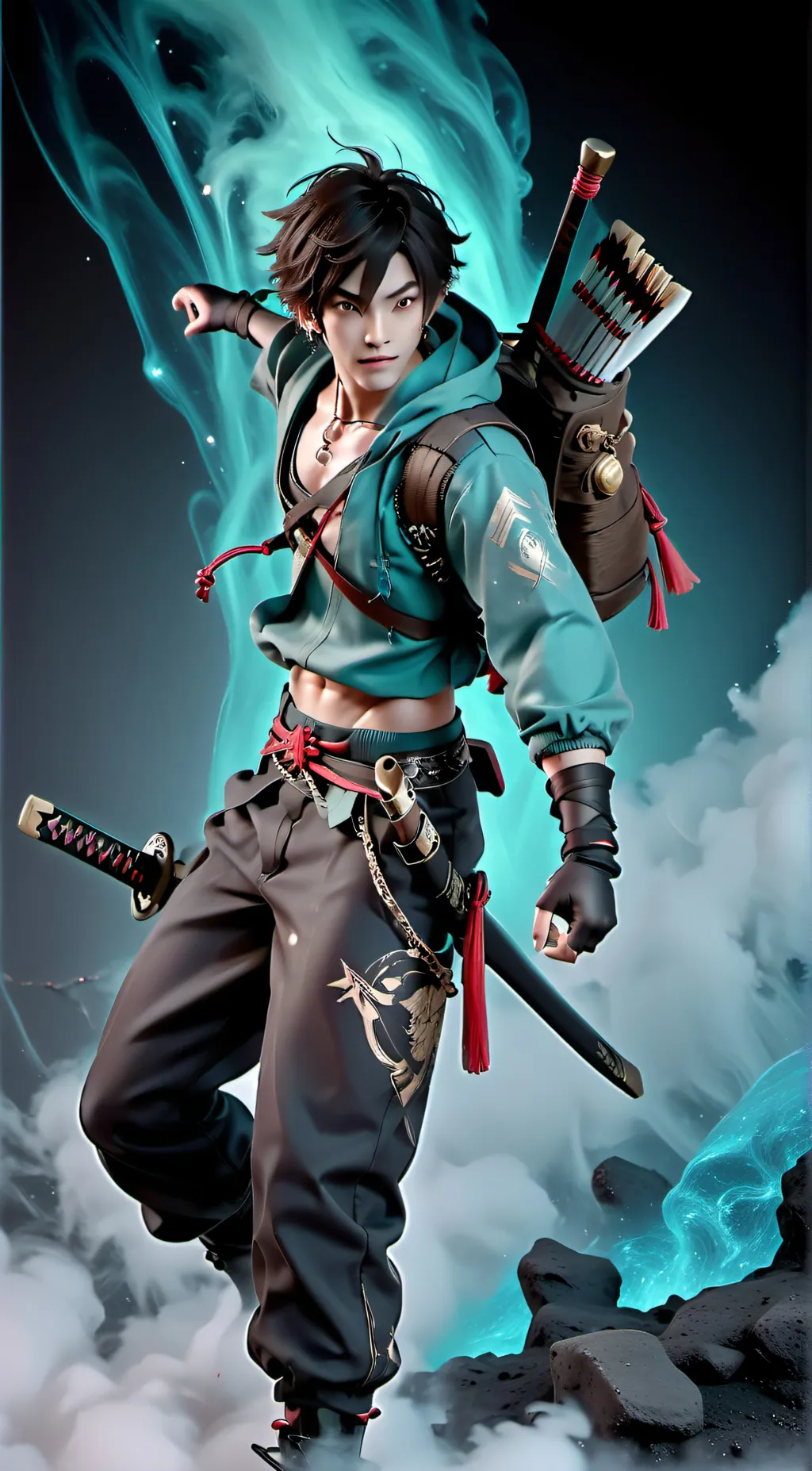 ai character: Archer background