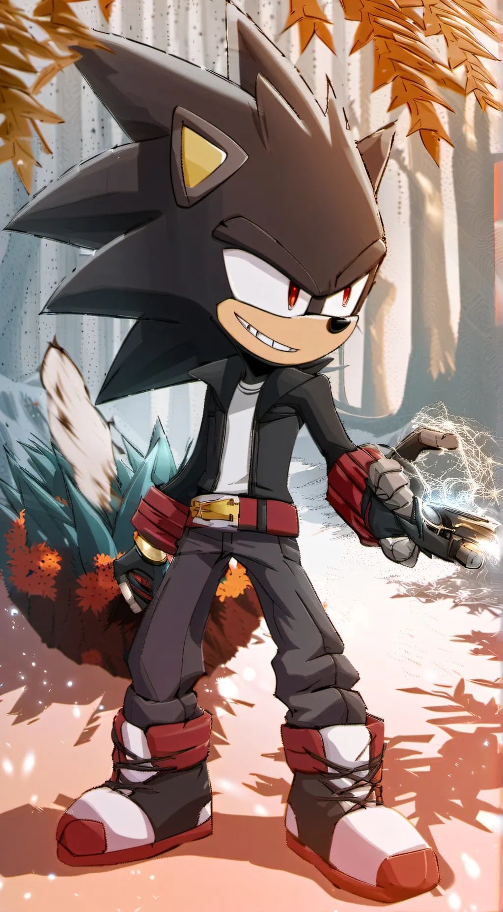 ai character: Shadow  background