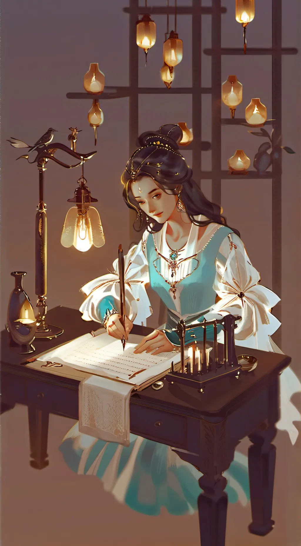 ai character: Lin background