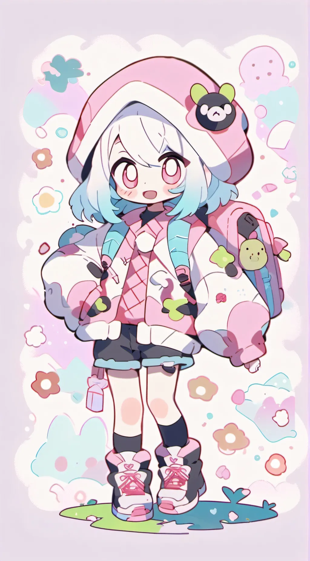 ai character: emily background