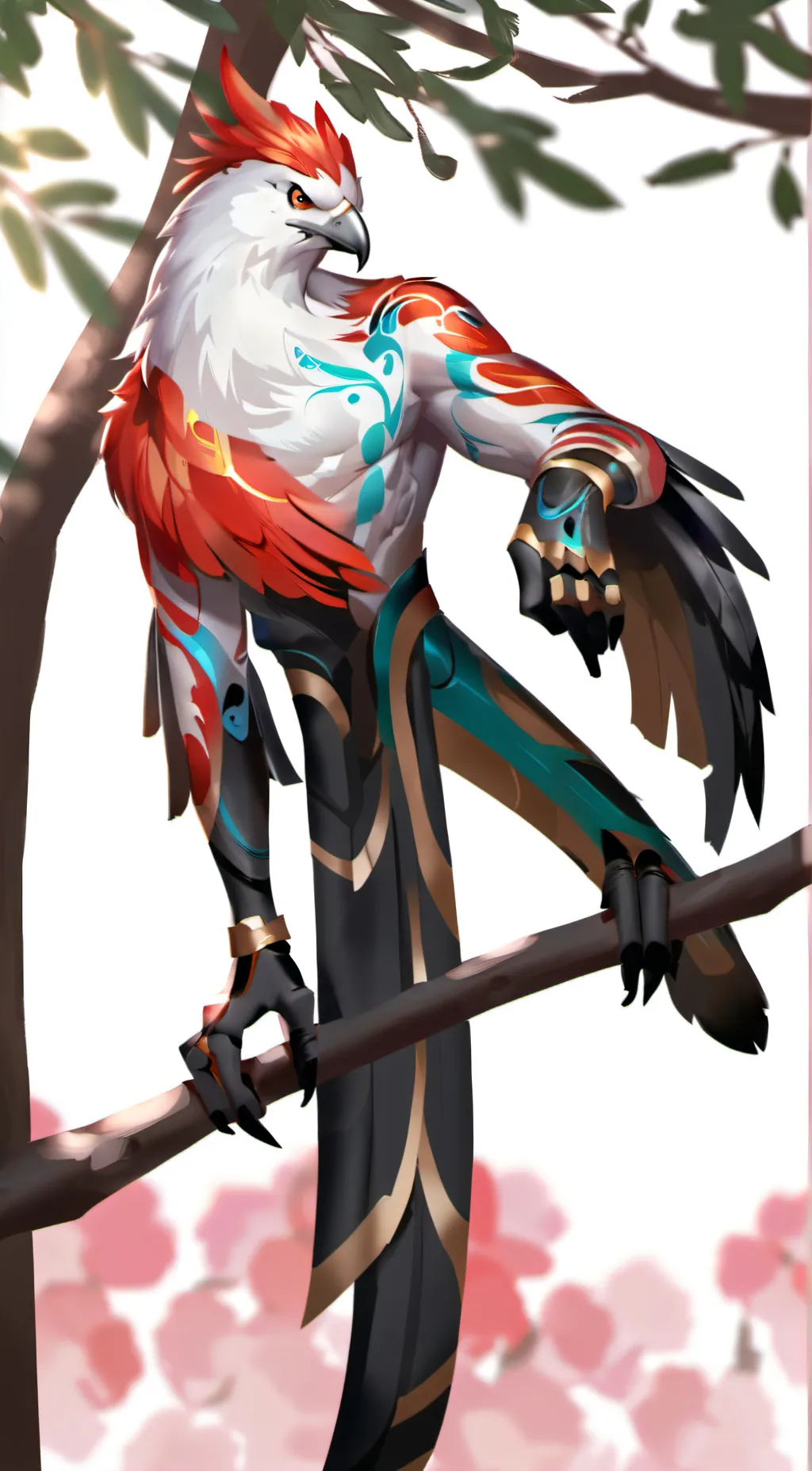 ai character: Eagle Knight ⚔️ background