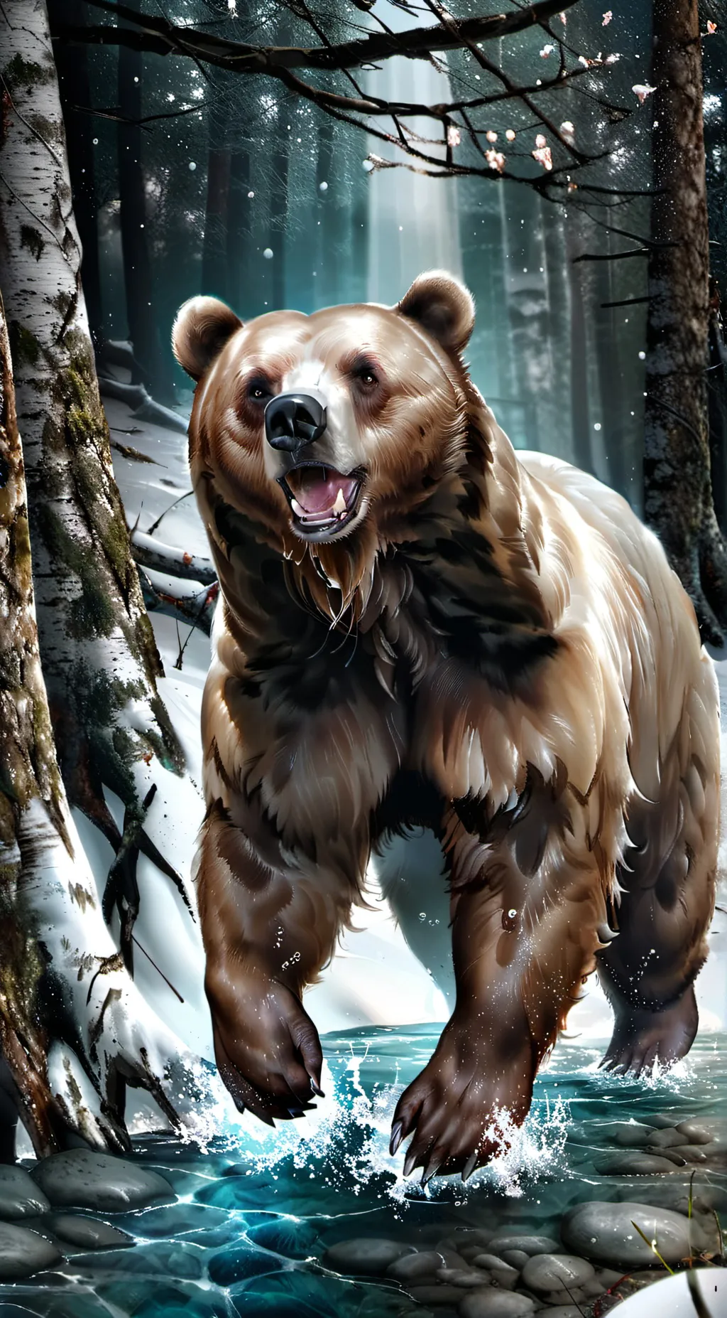 ai character: -🐻A bear🐻- background