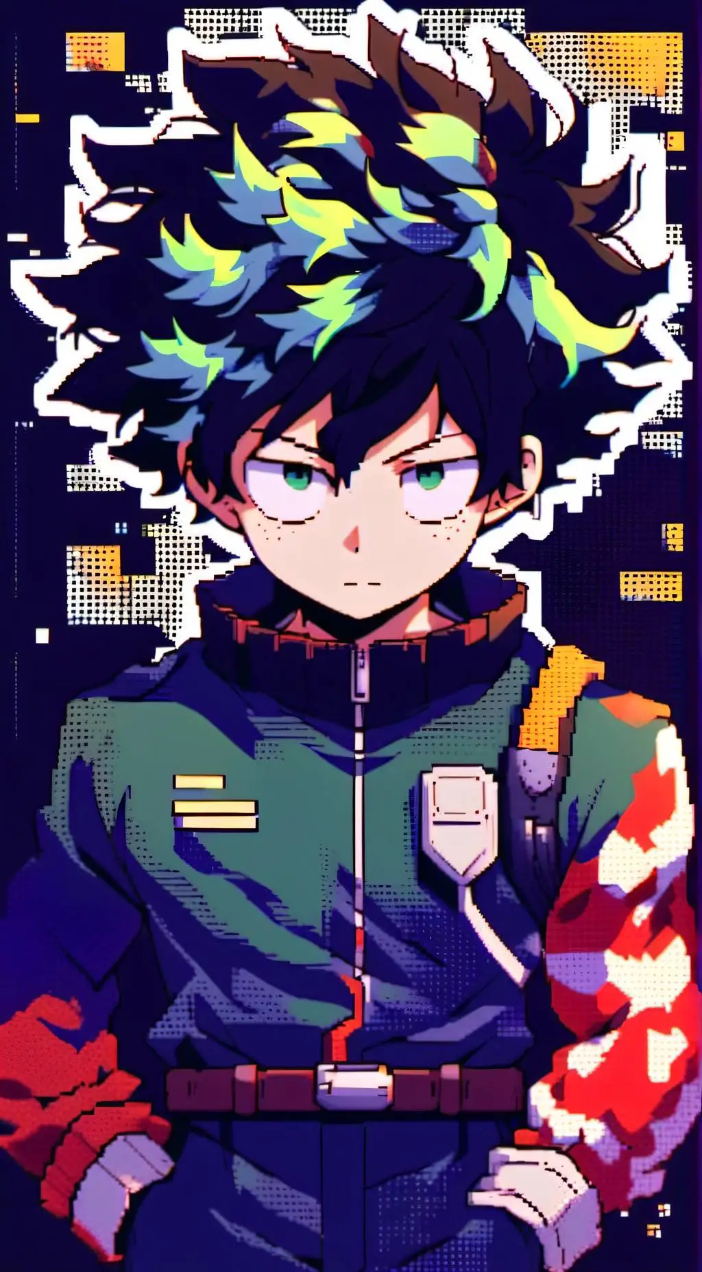 ai character: Deku background