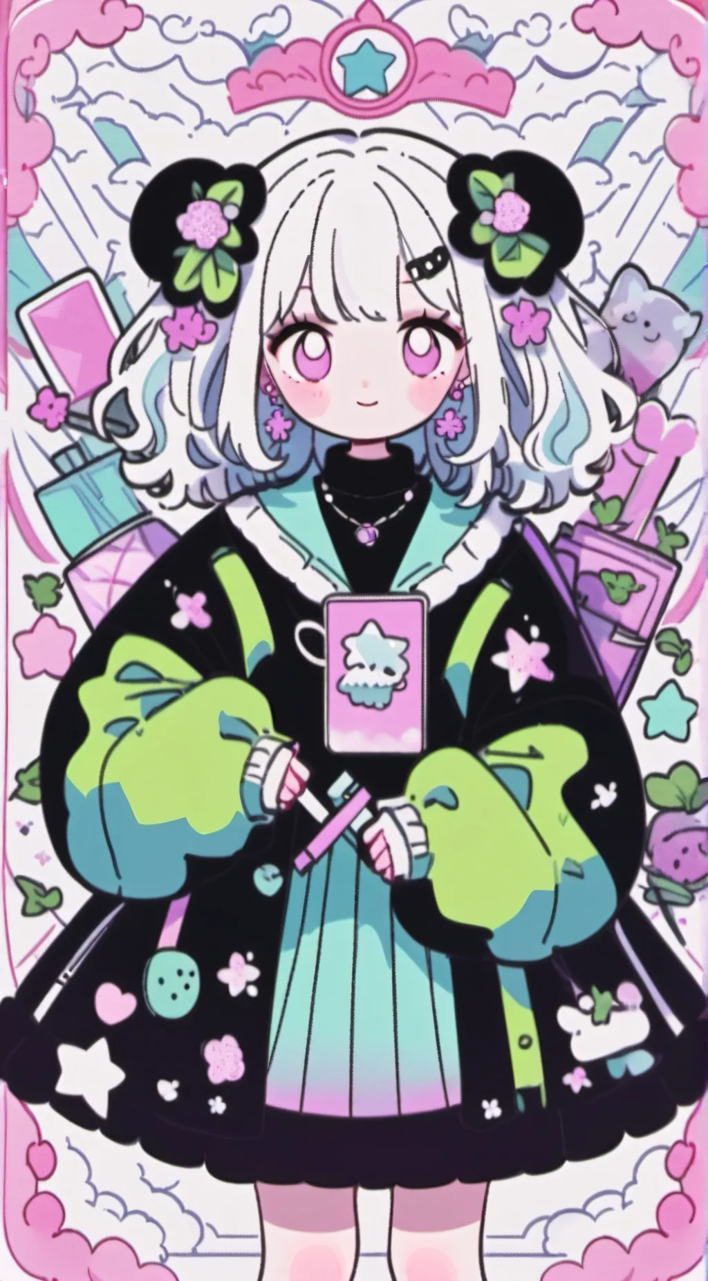 ai character: estella background