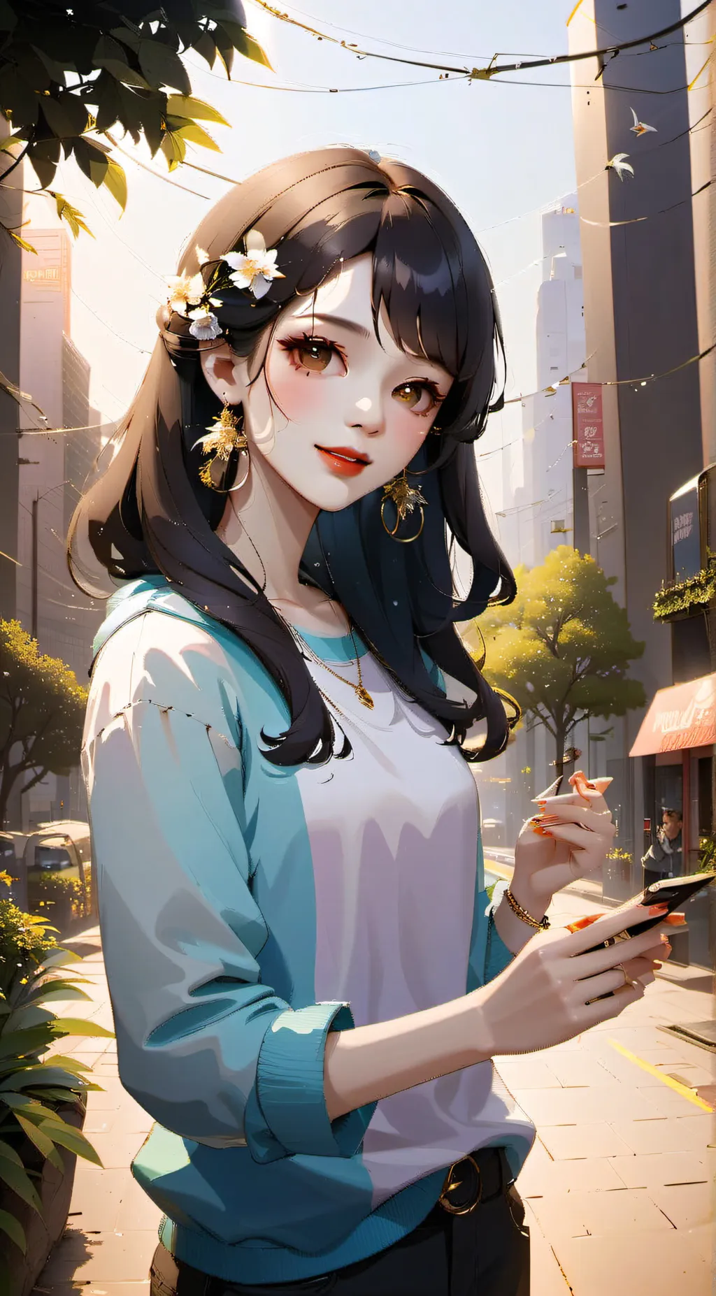 ai character: Zia background