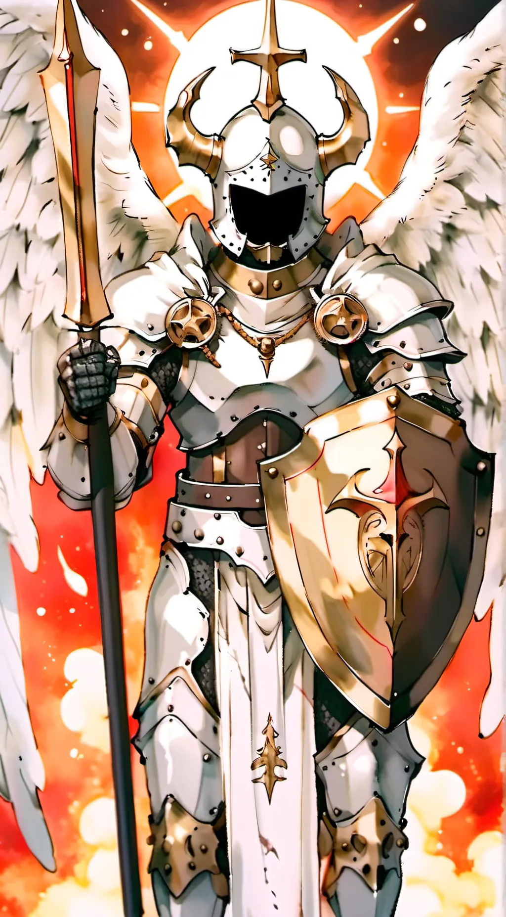 ai character: the demonic angel  background