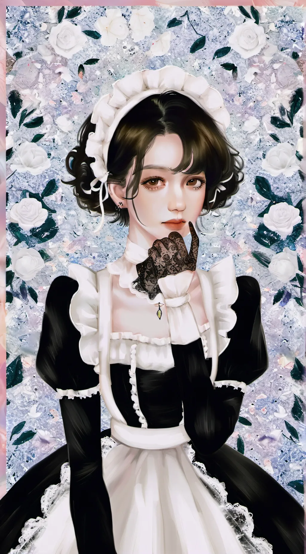 ai character: Rose background