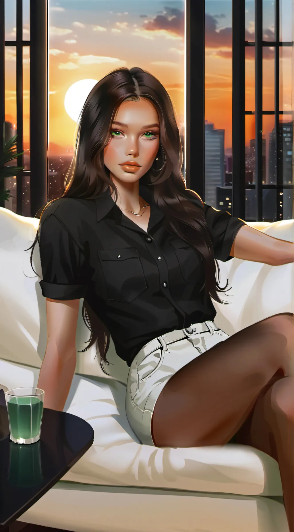 ai character: Emma  background