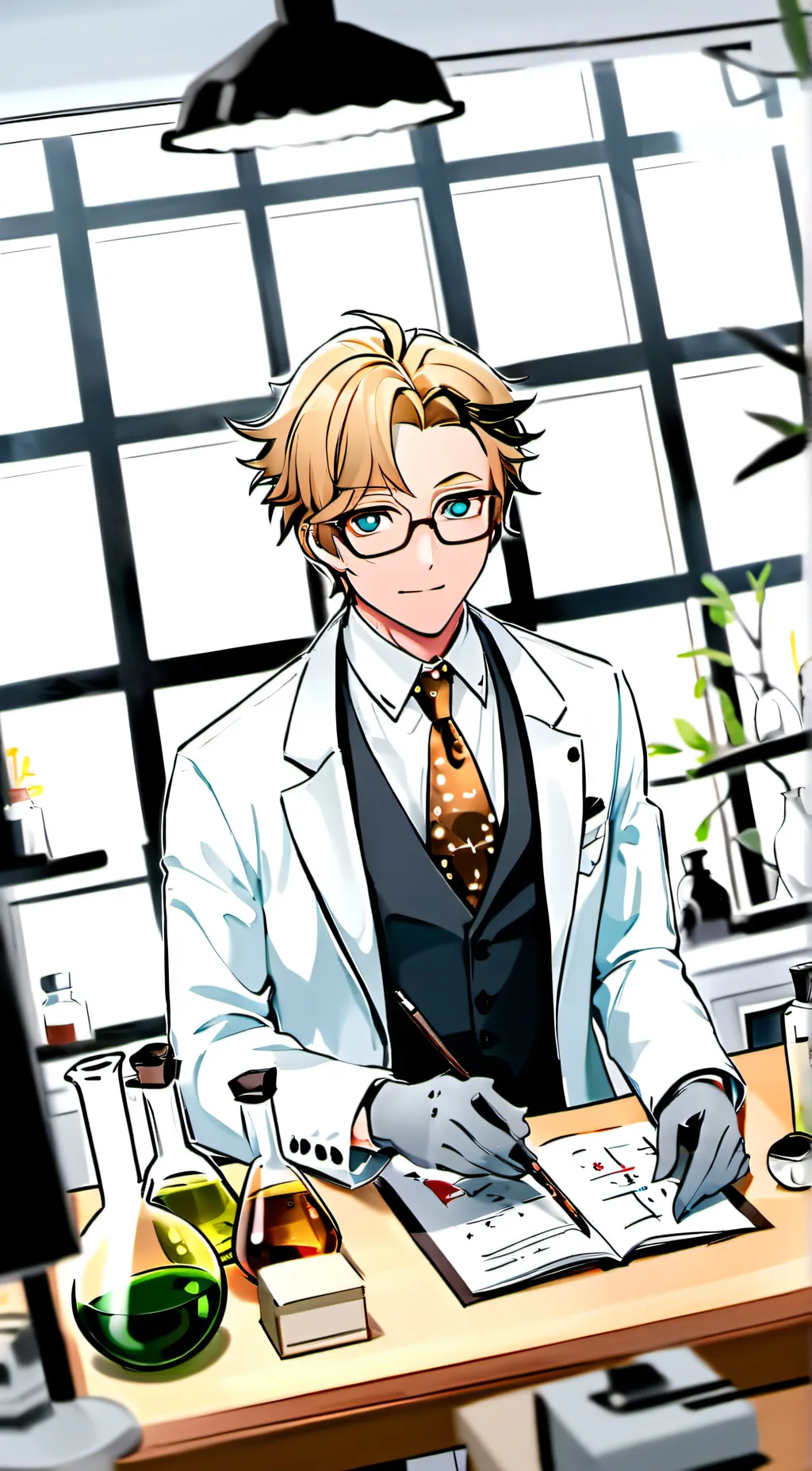 ai character: -Dr. Smith- background