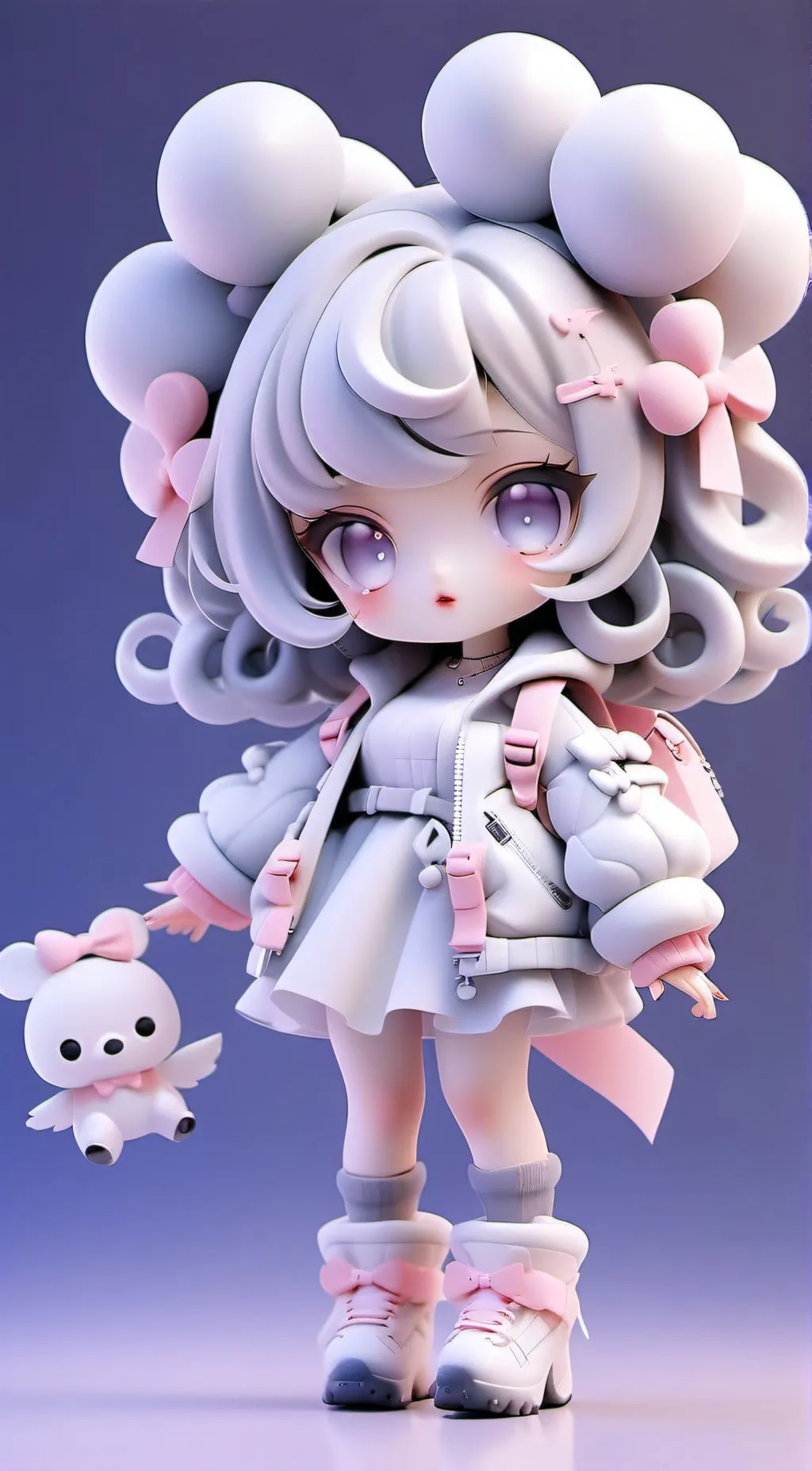 ai character: cWuBbY pOoT background