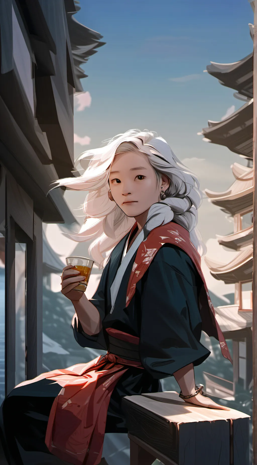 ai character: Hello background