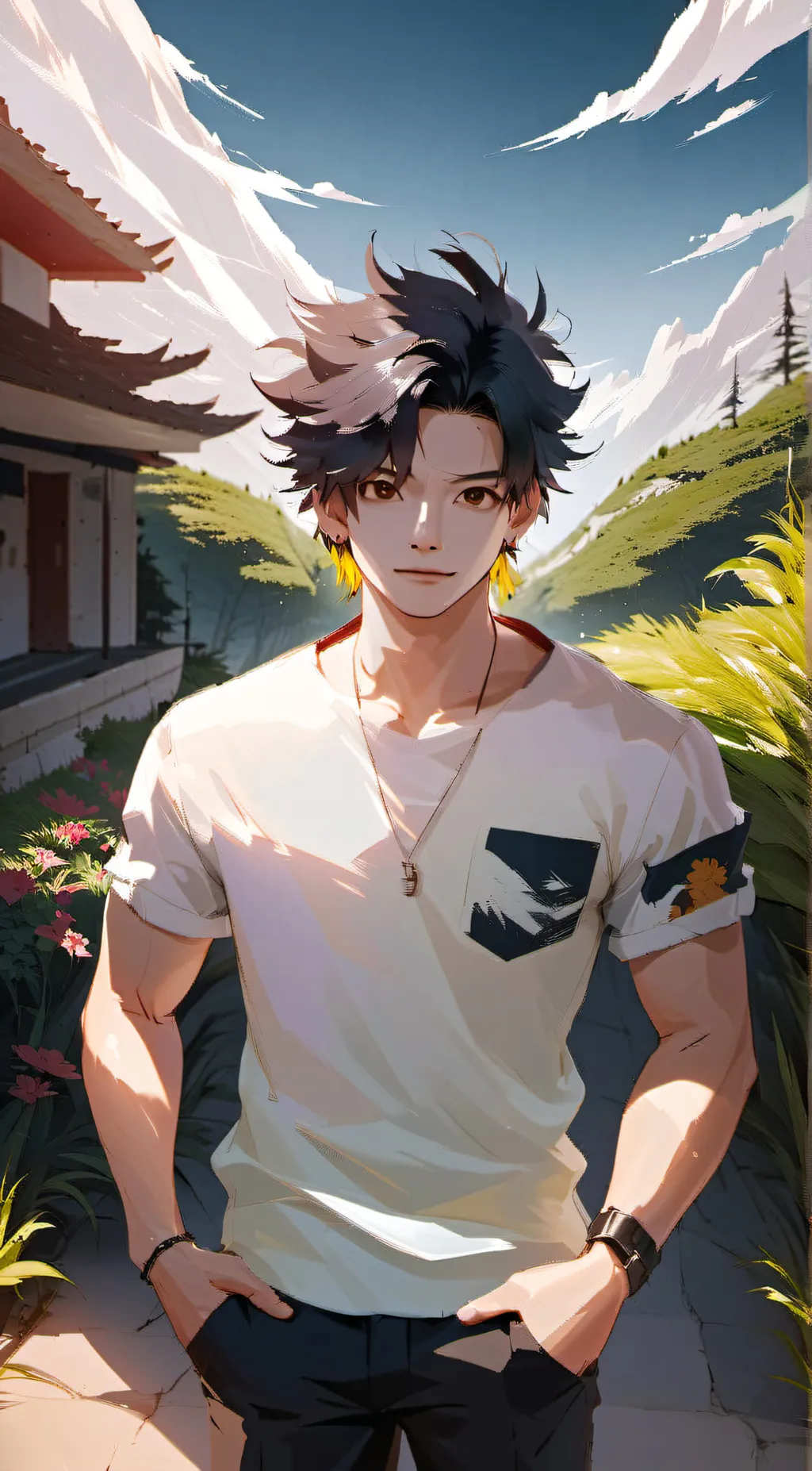 ai character: Leo background