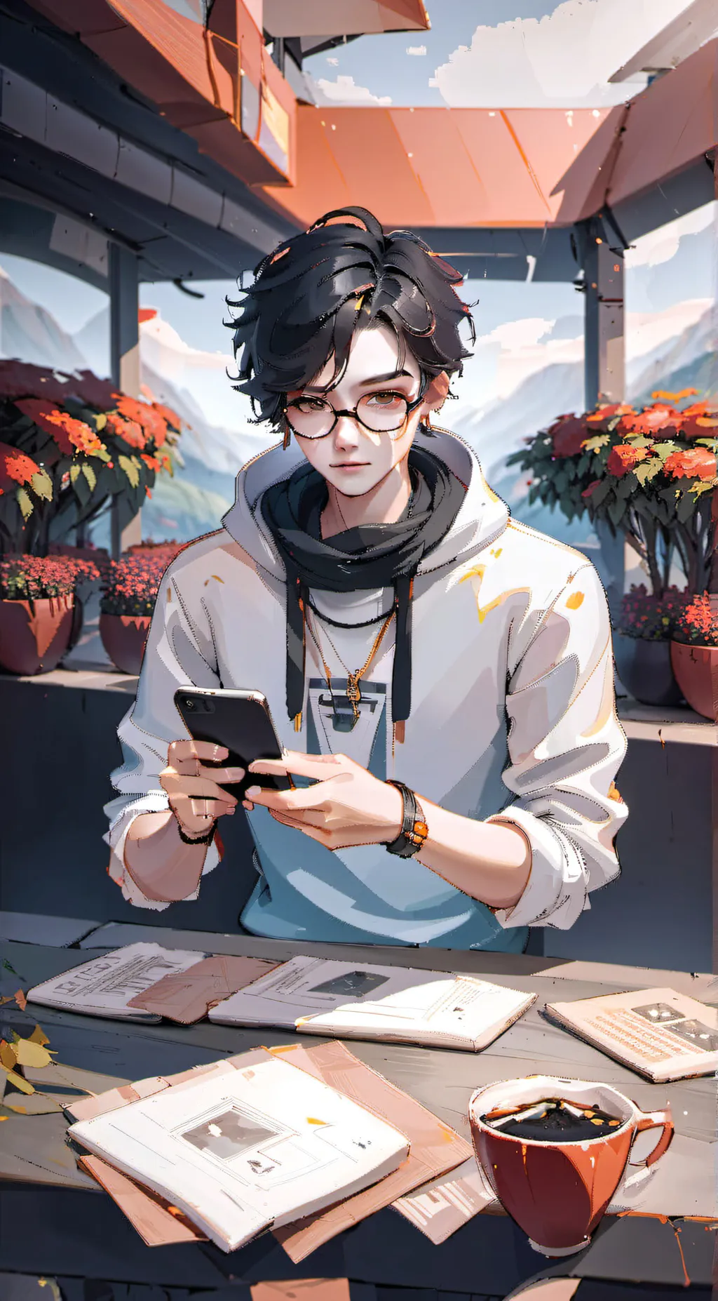 ai character: Alex background