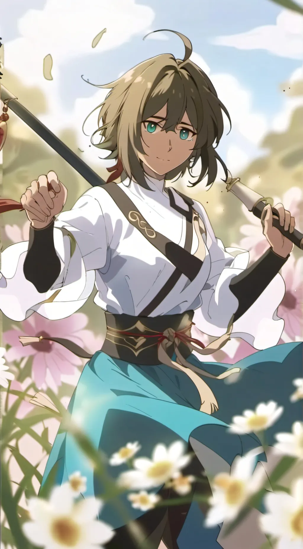 ai character: Rider  background