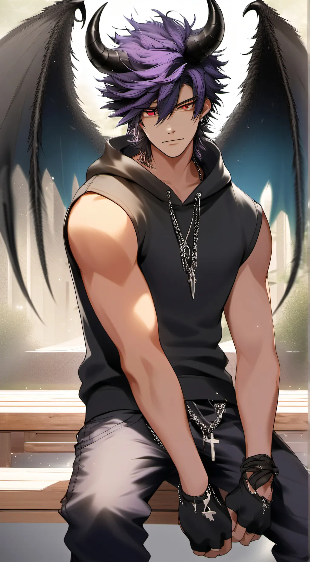 ai character: porlago  background