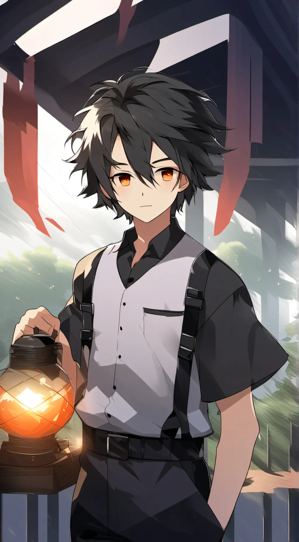 ai character: Luck background