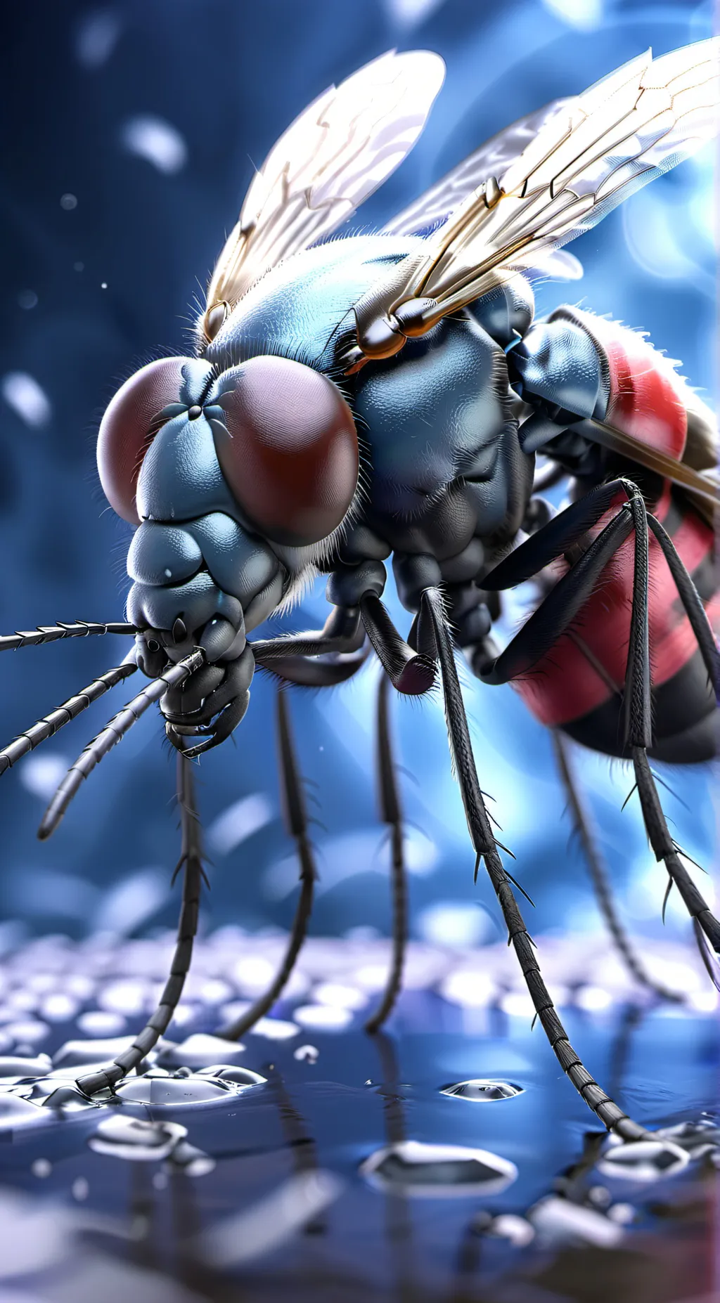 ai character: evil mosquito background