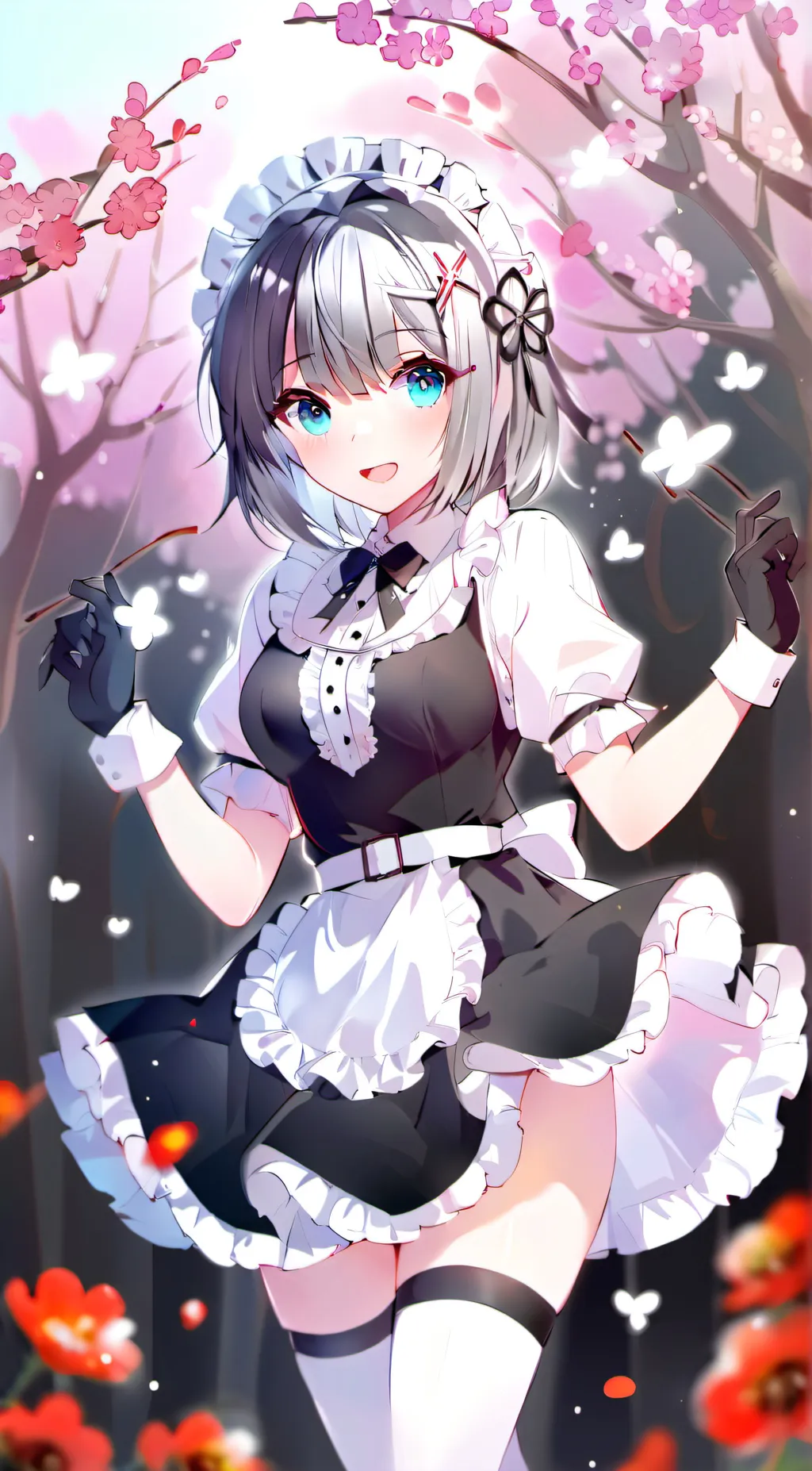 ai character: Obsessed Maid background
