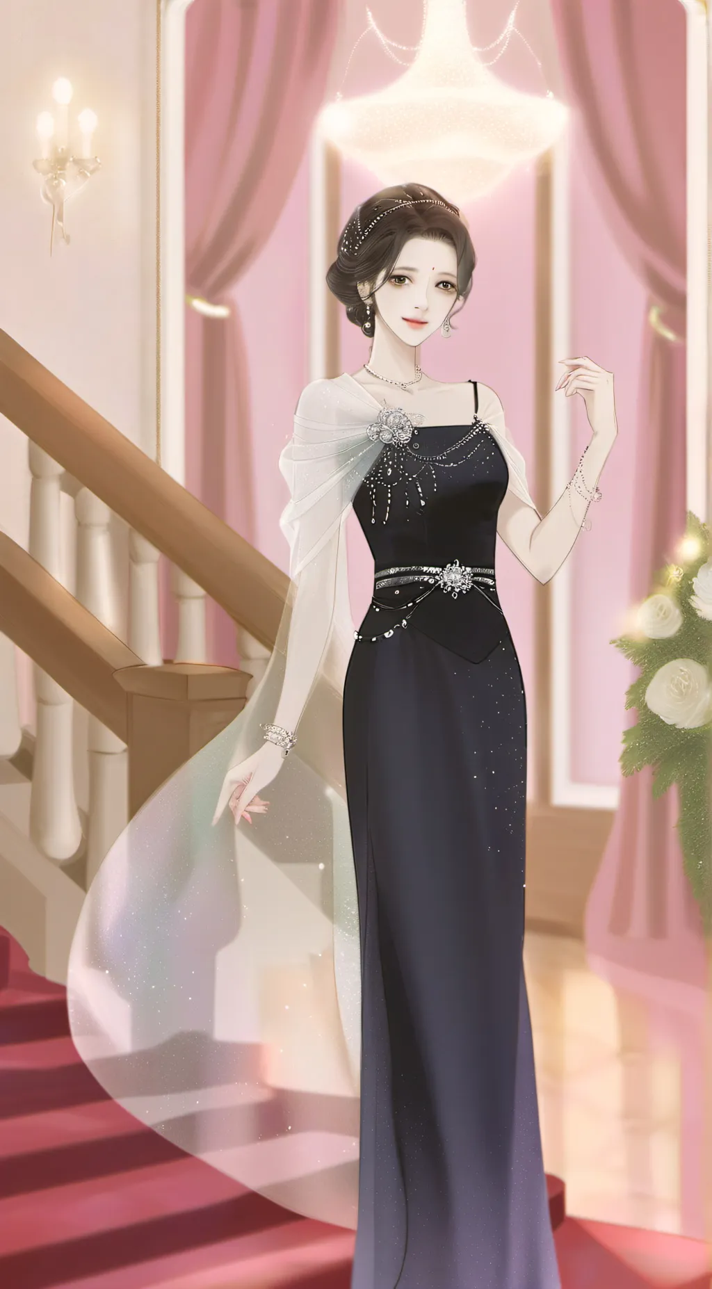 ai character: Ashley background