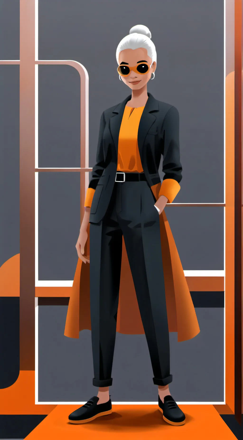 ai character: Selena  background